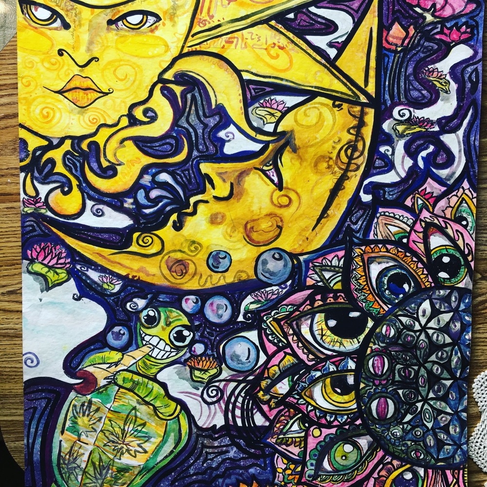 Cannabis inspired artwork